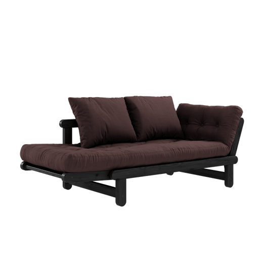 Karup Design Beat Bäddsoffa Svart/Brown 200cm