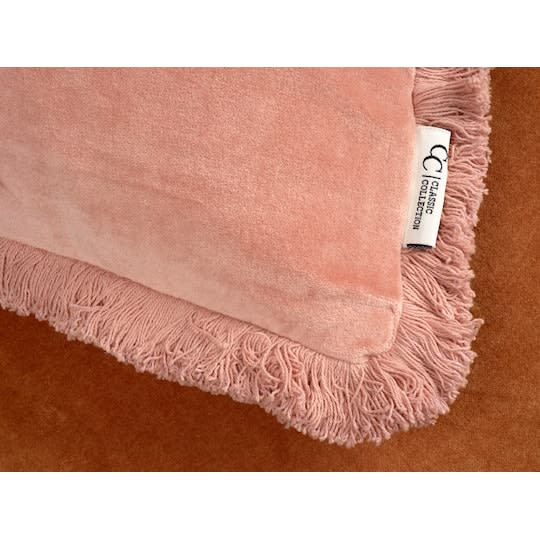 Classic Collection Paris Puetrekk Fløyel Dusty Coral 50x50