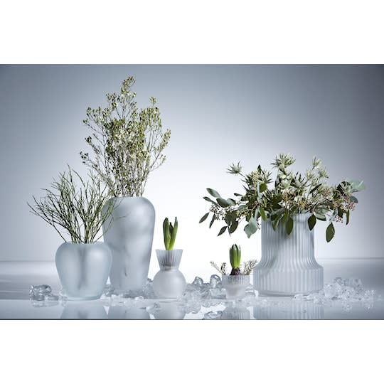 Wikholm Design Groove Vase Frostet Hvit