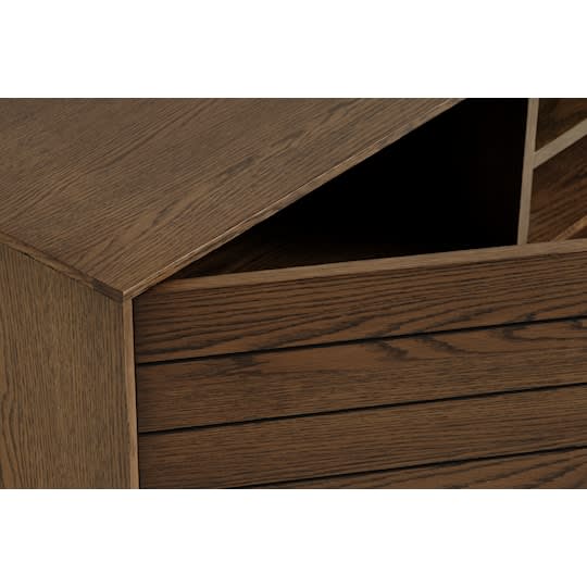 Sleepo Clara TV-Benk Smoked Oak 120cm