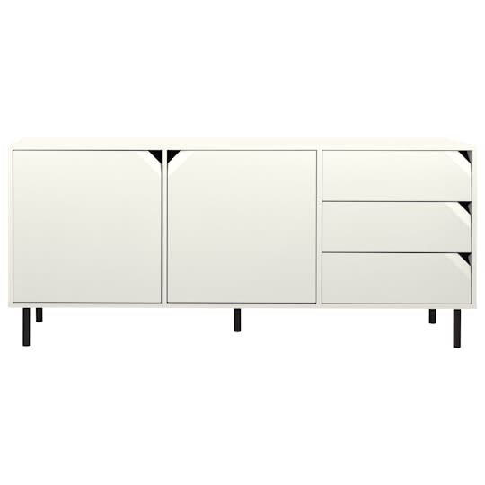 Tenzo Corner Sideboard Cotton White Matte 176.5cm