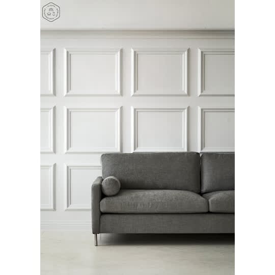 Sleepo Åre 4-Sitzer Sofa Hellgrau 257cm