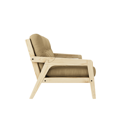 Karup Design Grab Bäddsoffa Natur/Wheat Beige 204cm