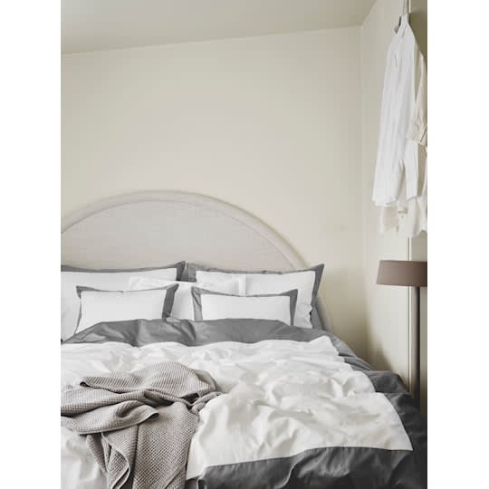 Mille Notti Luna Sänggavel Linen Ivory 180x135