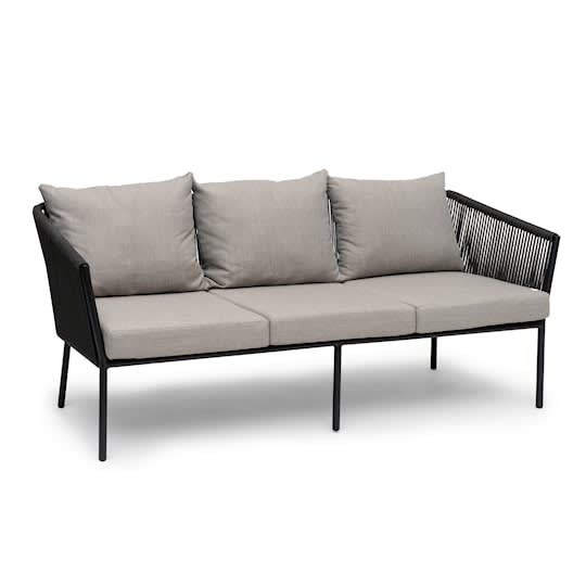 Hillerstorp Lersund Sofa Schwarz/Grau