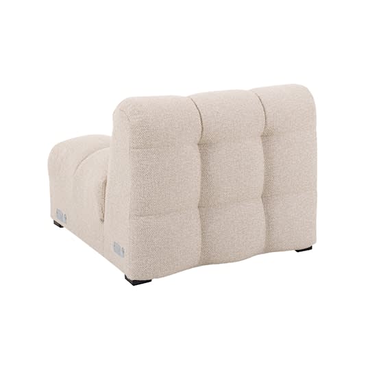 Sleepo Billie 1-Seters Sofa Modul Beige Bouclé 84cm