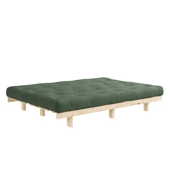 Karup Design Lean Bäddsoffa Natur/Olive Green 190cm