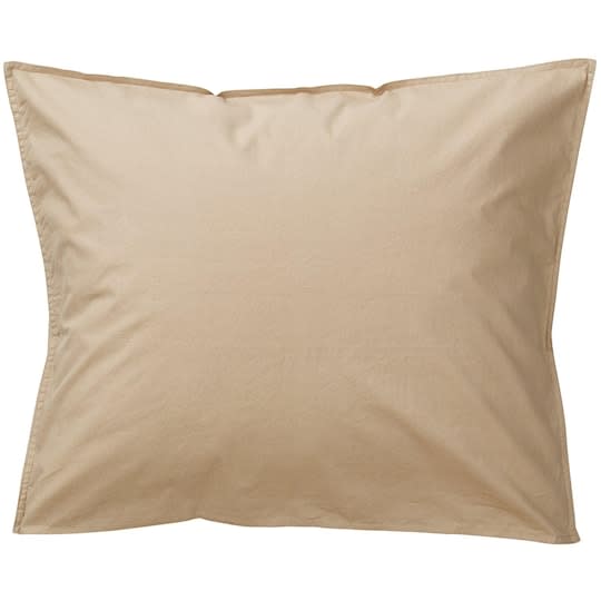 Svanefors Amie Stickerei Kissenbezug Percale Eiskaffee 50x60