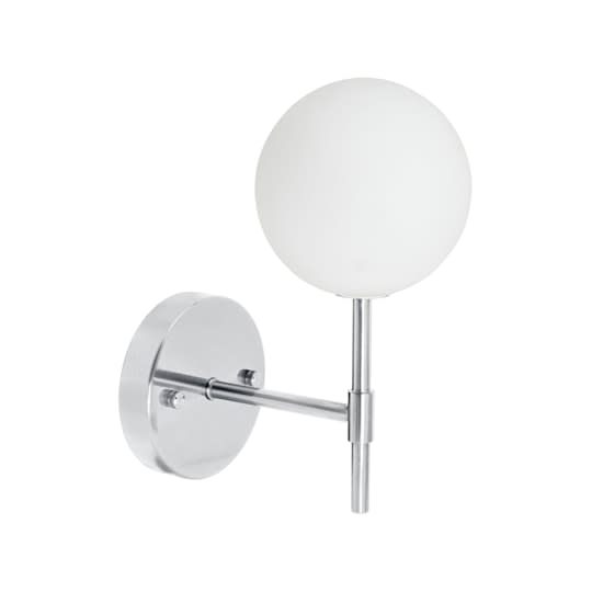 PR Home Sigma S Vägglampa Krom Opal 25cm