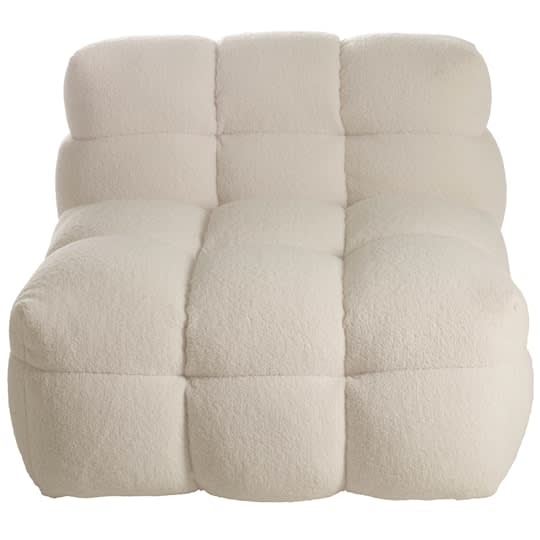 Sleepo Billie Loungesessel Creme Teddy 89cm