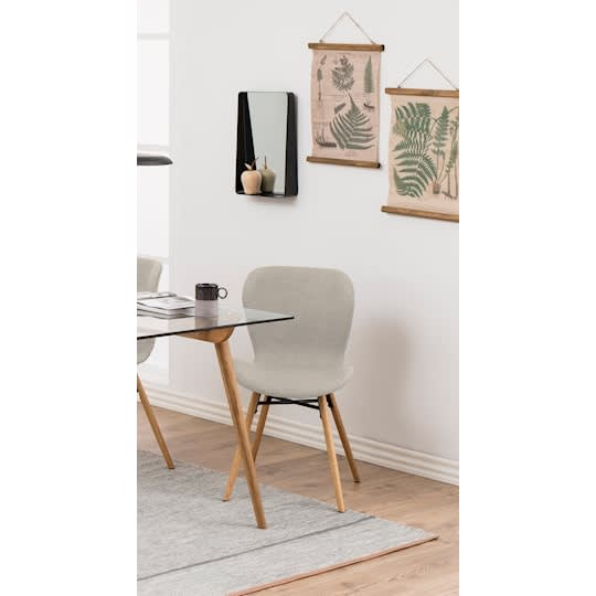 Nordic Home Cloe Matstol Natur/Ek