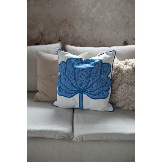 Nordic Home Leah Tyynynpäällinen Sininen 48x48