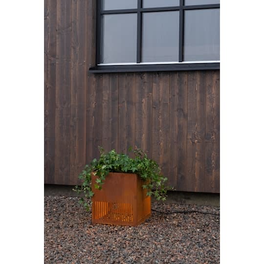 Globen Lighting Falsterbo Outdoor Kruka/Golvlampa Corten/Rost 40