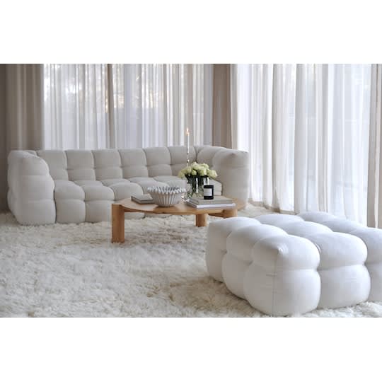 Sleepo Billie 3-Sitzer Sofa Nature