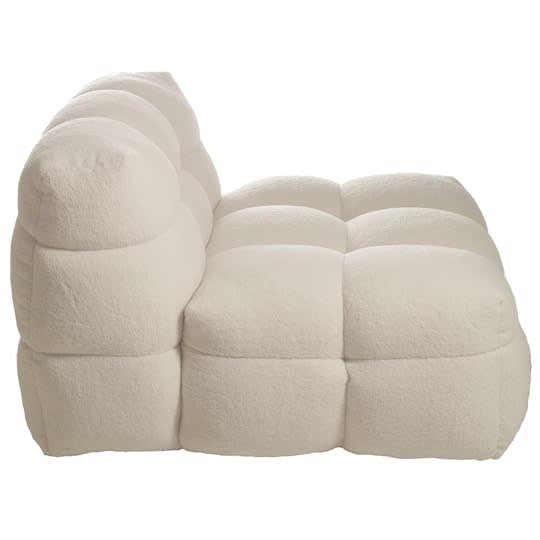 Sleepo Billie Loungestol Creme Teddy 89cm