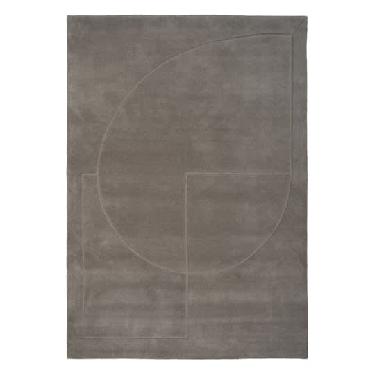 Linie Design Lineal Poem Ullmatta Grey 170x240