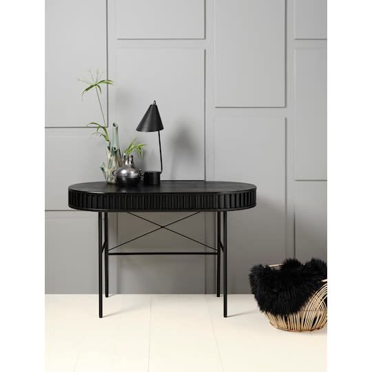 Sleepo Freja Skrivbord Black Oak 120cm