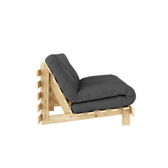 Karup Design Roots Schlafsofa Natur/Dunkelgrau 160cm