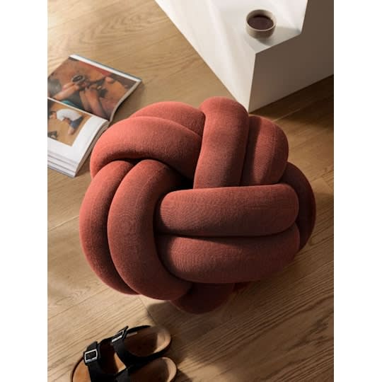 Design House Stockholm Knot Puff M Ochre