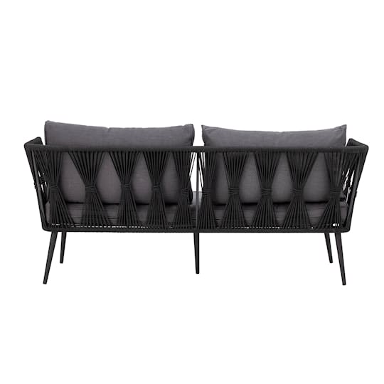 Bloomingville Pavone Loungesofa Schwarz 174cm