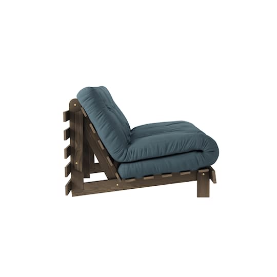 Karup Design Roots Sovesofa Brun/Petrol Blue 140cm