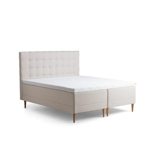 Tempur Promise Ramsäng Ivory 160x200 Pro Plus SmartCool 8cm Mjuk Rundat Ekben 19cm