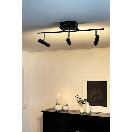 Aneta Lighting Donya Takspot 3 Svart