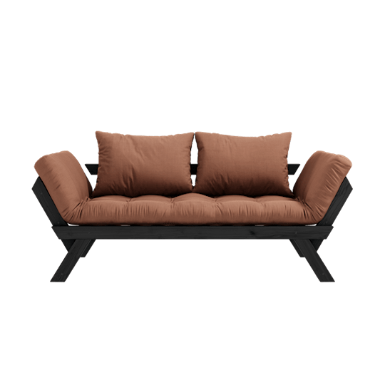 Karup Design Bebop Dagbädd Svart/Clay Brown 174cm