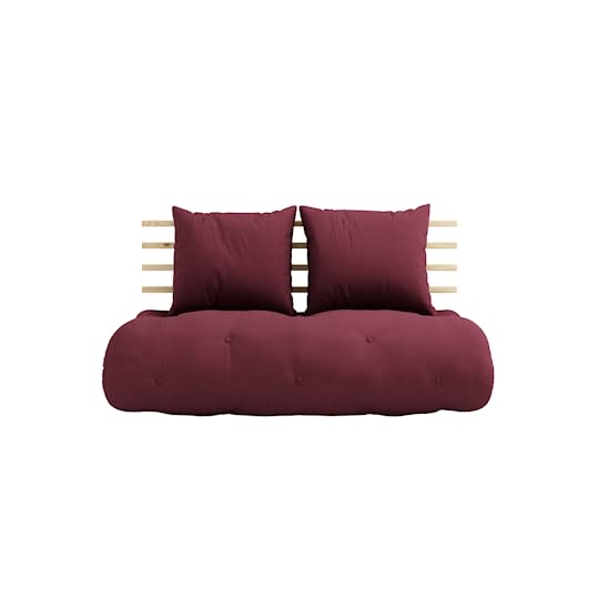 Karup Design Shin Sano Bäddsoffa Natur/Bordeaux 140cm