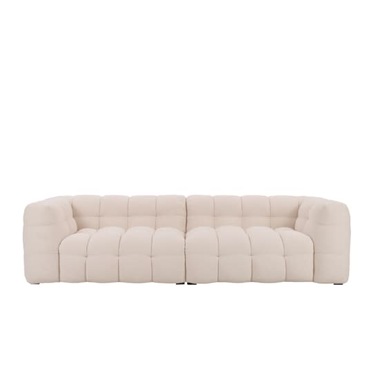 Sleepo Billie 4-Seters Sofa Creme Teddy