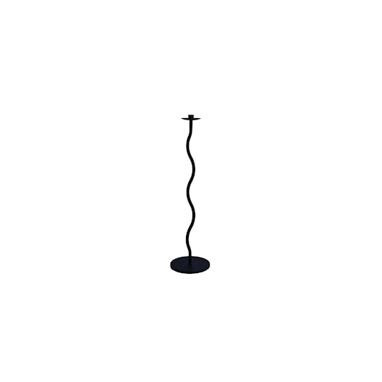 Cooee Design Curved Golv Ljusstake Black 75cm