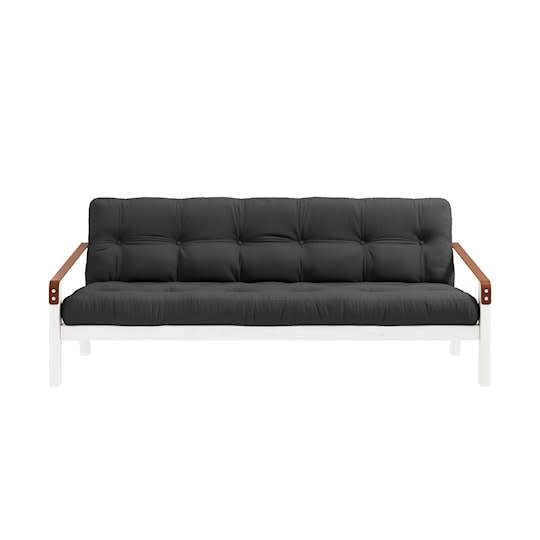 Karup Design Poetry Bäddsoffa Vit/Dark Grey 204cm