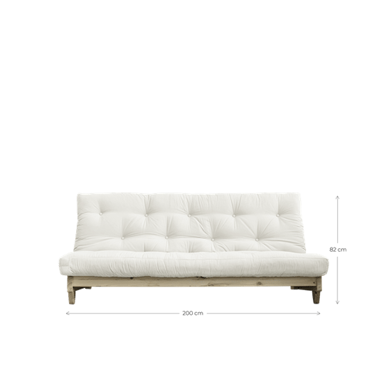 Karup Design Fresh Sovesofa Natur/Navy 200cm