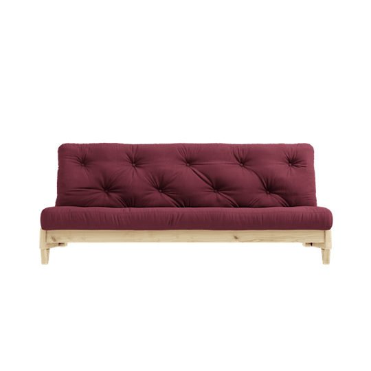 Karup Design Fresh Sovesofa Natur/Bordeaux 200cm