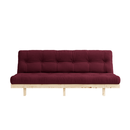 Karup Design Lean Schlafsofa Natur/Bordeaux 190cm