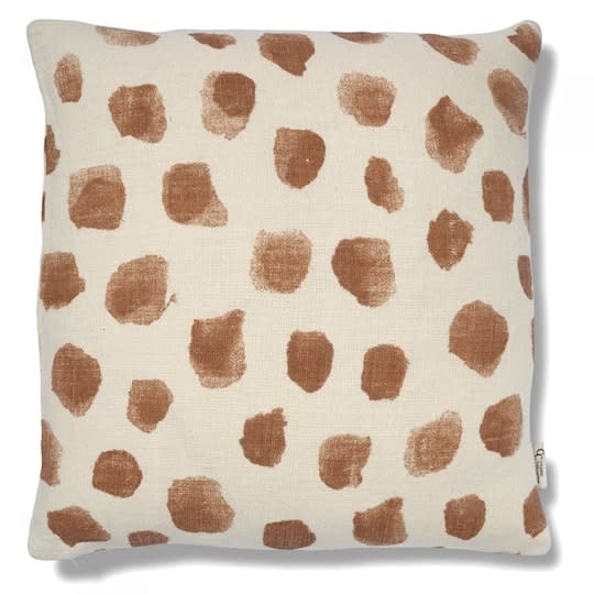 Classic Collection Dotty Putetrekk Lin Hvit/Glazed Ginger 50x50