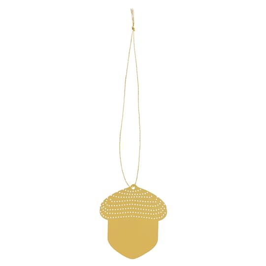 Cooee Design Christmas Deco Acorn Brass 4-pakning