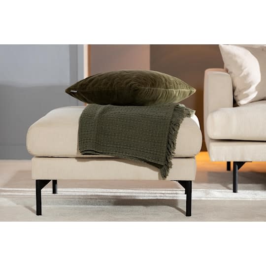 Nordic Home Rika Fotpall Manchester Beige