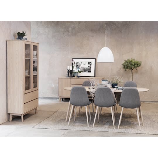 Rowico Home Yumi Sideboard Weiß pigmentiert 152cm