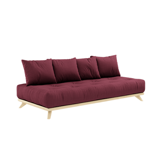 Karup Design Senza Sovesofa Natur/Bordeaux 200cm