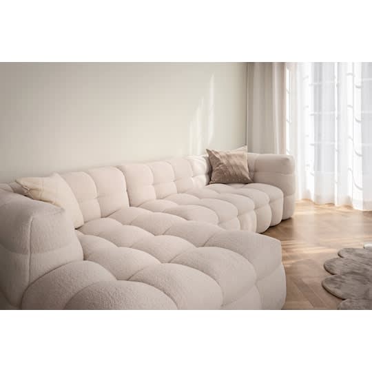 Sleepo Billie Divansofa links Creme Teddy