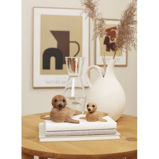 Spring Copenhagen Baby Seal Dekorasjon Eik 13cm