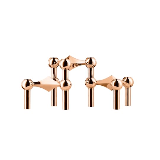 Stoff STOFF Nagel Leuchter Rose Gold 3er-pack