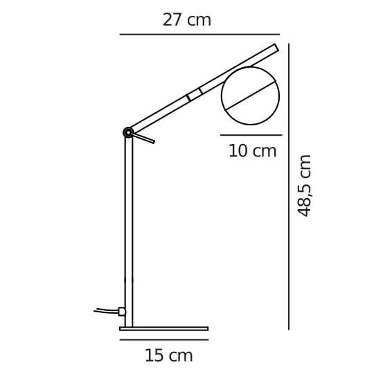 Nordlux Contina Bordslampa Svart