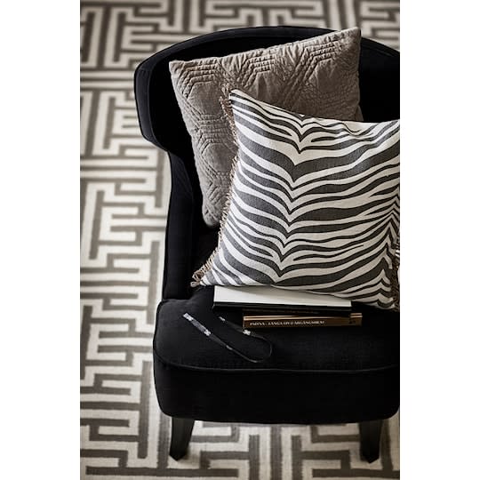 Classic Collection Zebra Zierkissen Schwarz 50x50