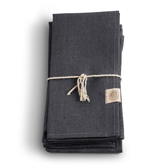 Lovely Linen Classic Servett Linne Graphite 4-Pack