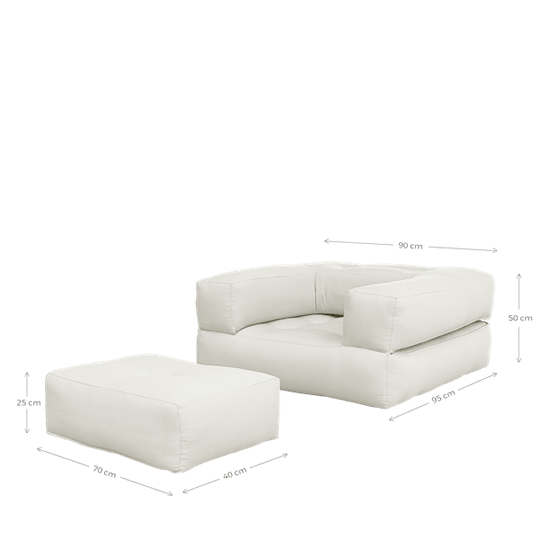 Karup Design Cube Lenestol Mocca