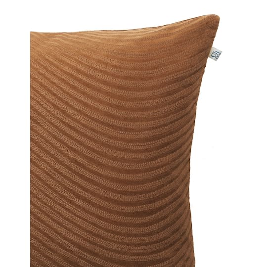 Chhatwal &amp; Jonsson Kunal Kuddfodral Sammet Cognac 50x50