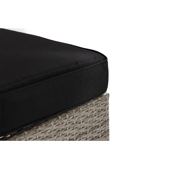 Nordic Outdoor Bora 6-seters lounge sofa inkl. Divan/Blokk bord Grå