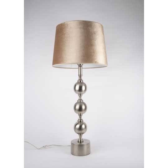 Hallbergs Belysning Charlotta Lampfot Silver Large 60cm